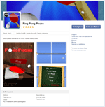 Ping Pong Phone on FB App center
